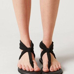 Sanuk yoga sling cushy sandals strap boho beach